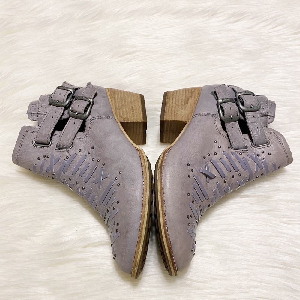 𝅺Caterpillar CAT Cheyenne Leather Studded Western Ankle Boot Bootie NWOB - Picture 7 of 16